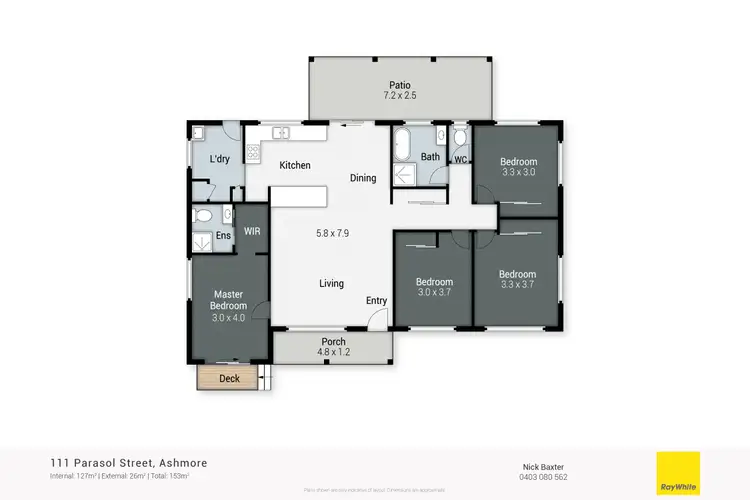 Floorplan of Homely house listing, 111 Parasol Street, Ashmore QLD 4214