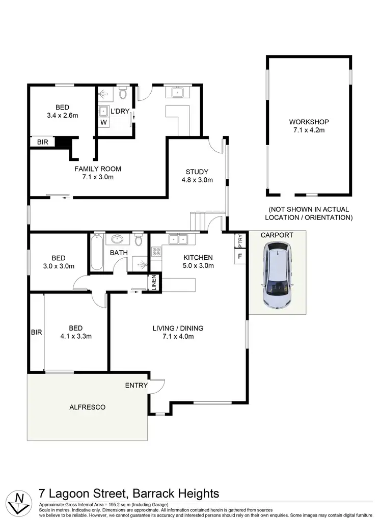 Floorplan of Homely house listing, 7 Lagoon Street, Barrack Heights NSW 2528