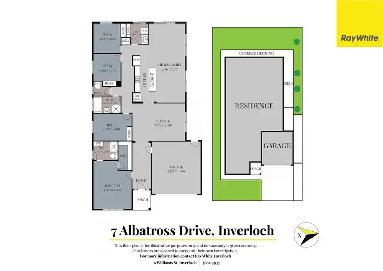 Floorplan of Homely house listing, 7 Albatross Drive, Inverloch VIC 3996