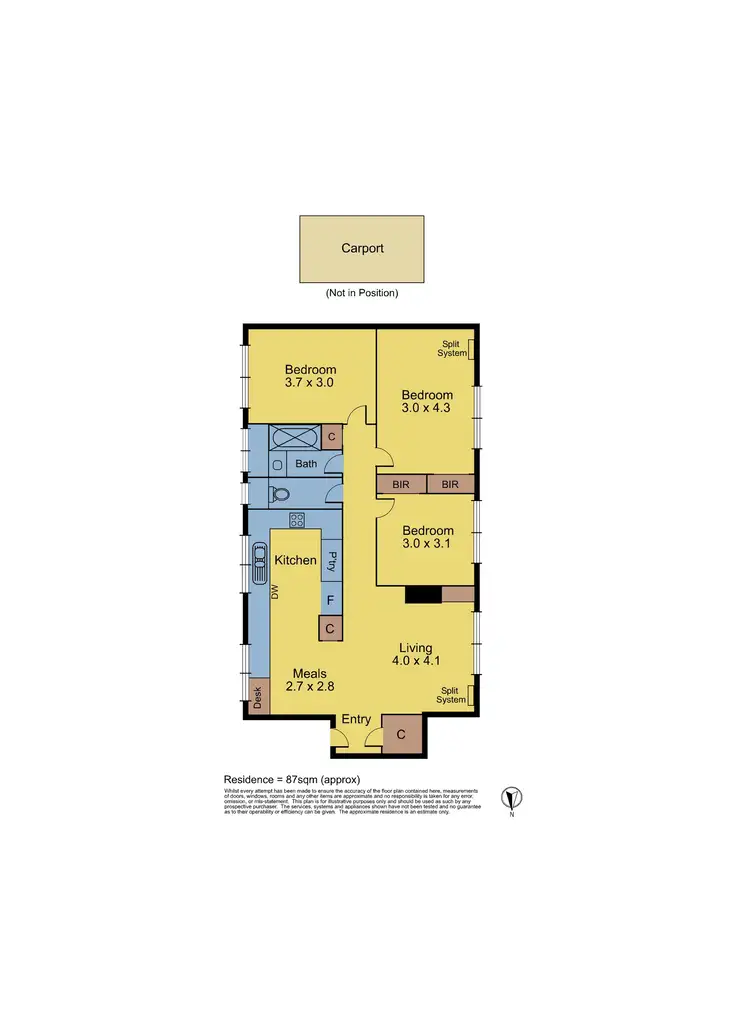Floorplan of Homely apartment listing, 2/596-598 Middleborough Road, Blackburn North VIC 3130
