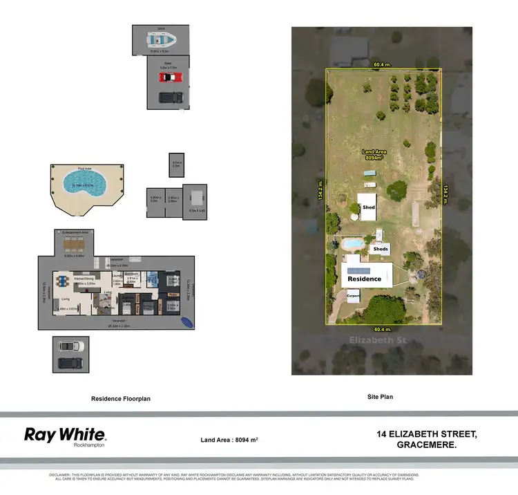 Floorplan of Homely house listing, 14 Elizabeth Street, Gracemere QLD 4702