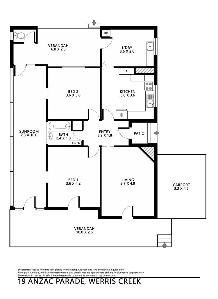 Floorplan of Homely house listing, 19 Anzac Parade, Werris Creek NSW 2341