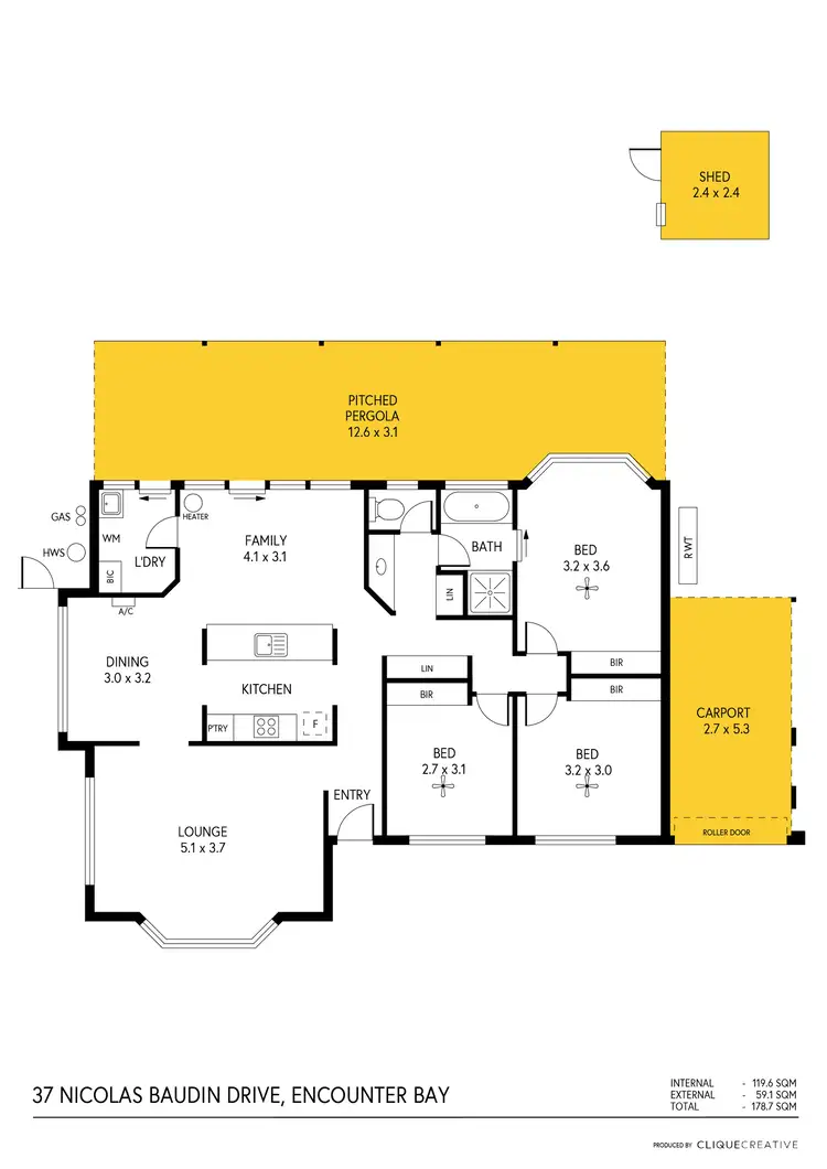 Floorplan of Homely house listing, 37 Nicolas Baudin Drive, Encounter Bay SA 5211