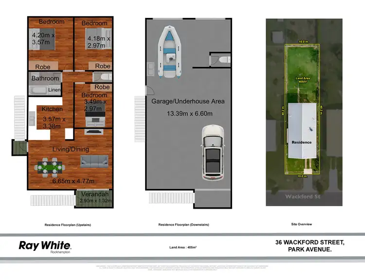 Floorplan of Homely house listing, 36 Wackford Street, Park Avenue QLD 4701