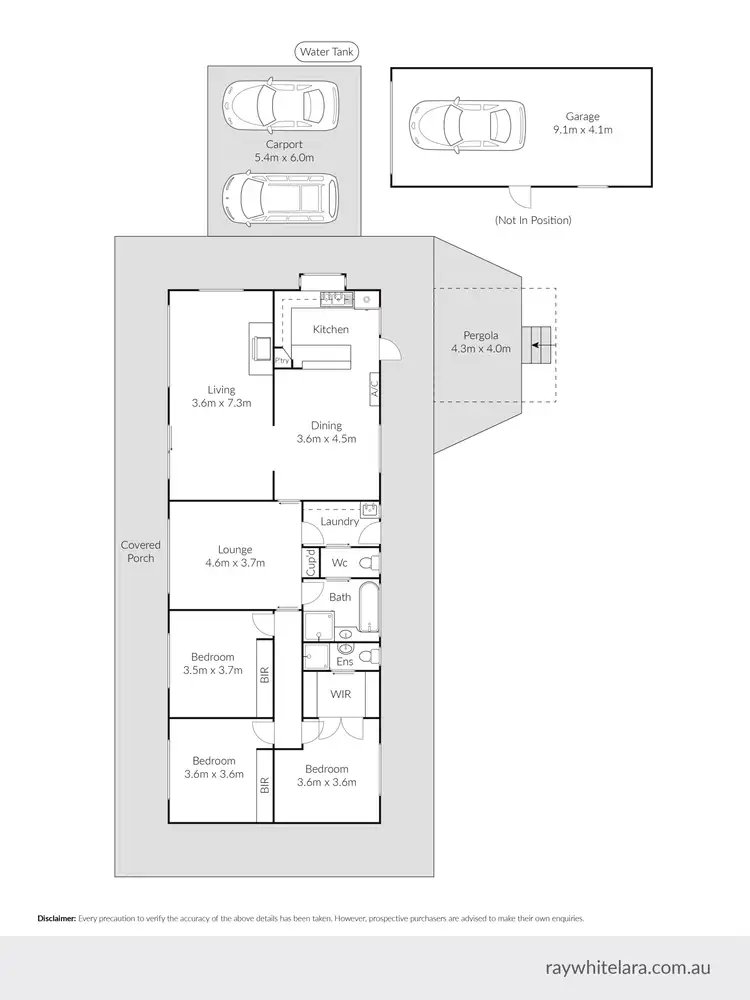 Floorplan of Homely house listing, 70 Murphys Road, Staughton Vale VIC 3340