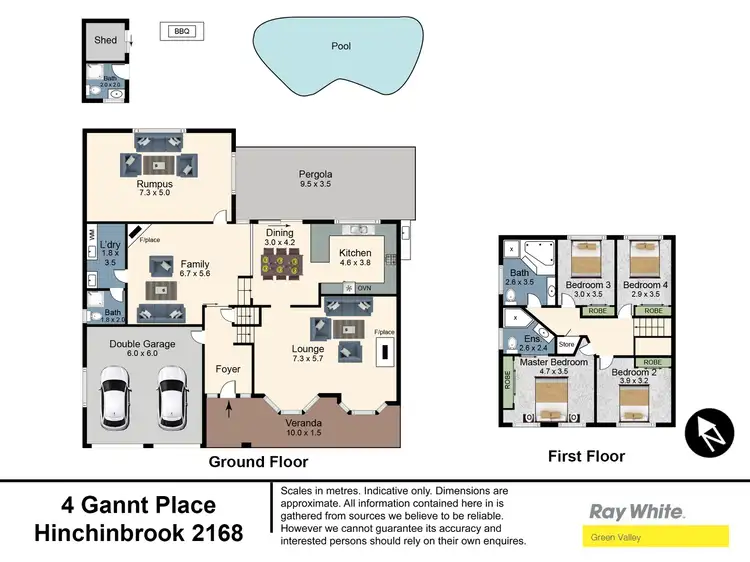 Floorplan of Homely house listing, 4 Gannet Place, Hinchinbrook NSW 2168
