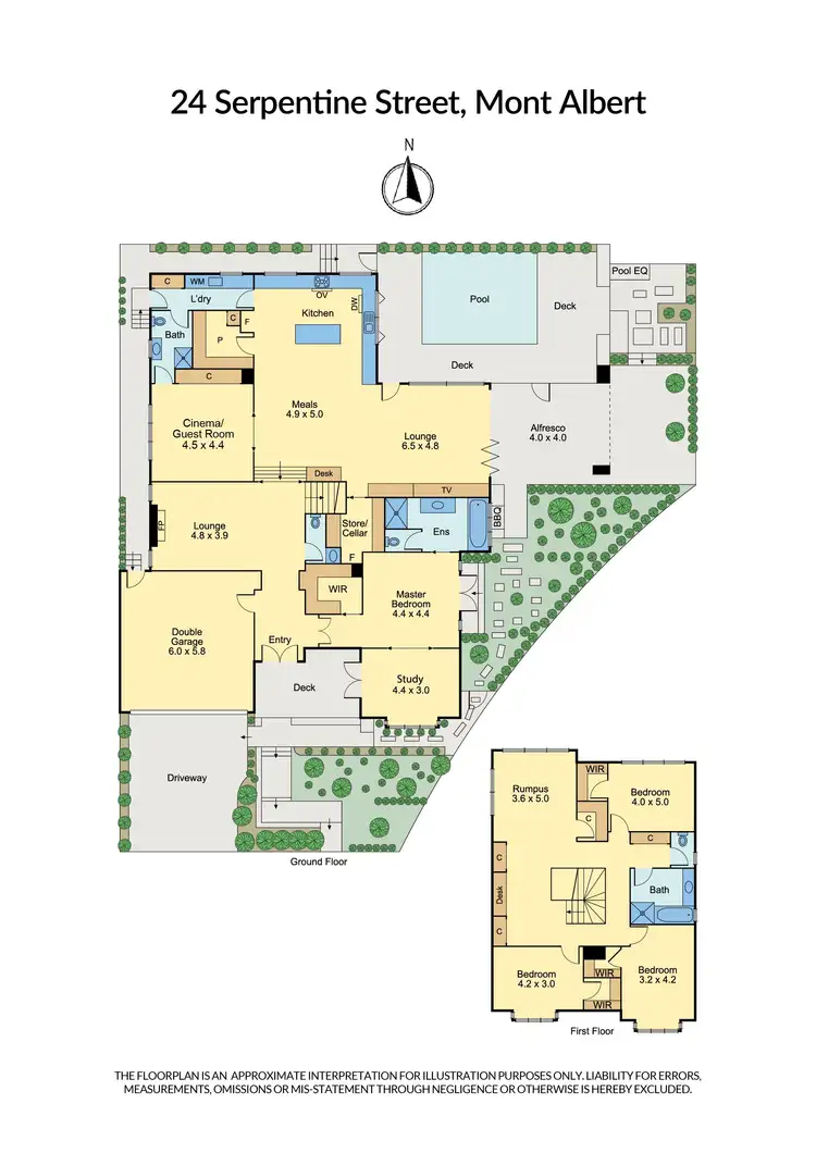 Floorplan of Homely house listing, 24 Serpentine Street, Mont Albert VIC 3127