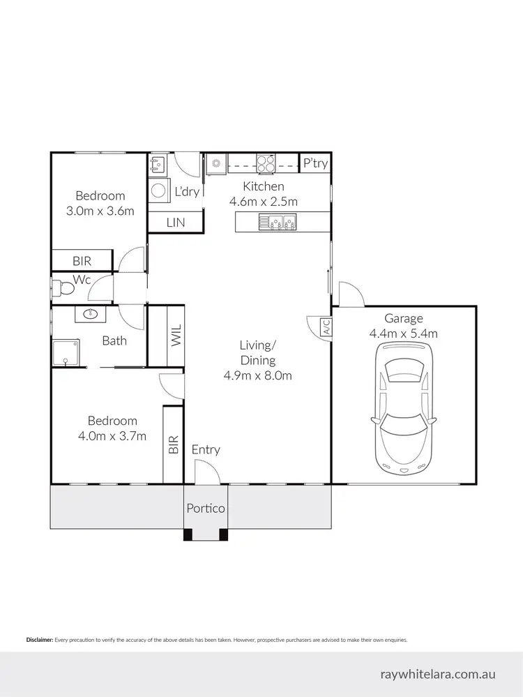 Floorplan of Homely house listing, 34 Weerana Way, Lara VIC 3212