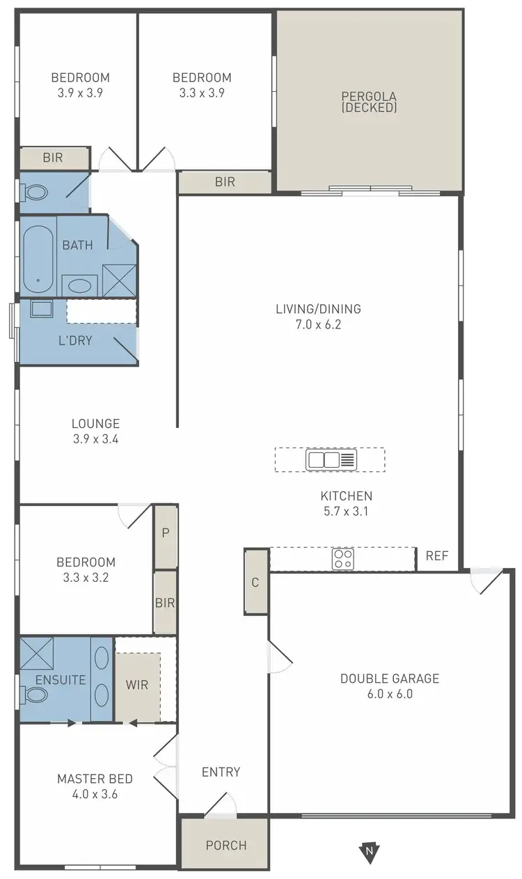 Floorplan of Homely house listing, 15 Lindrum Outlook, Tarneit VIC 3029