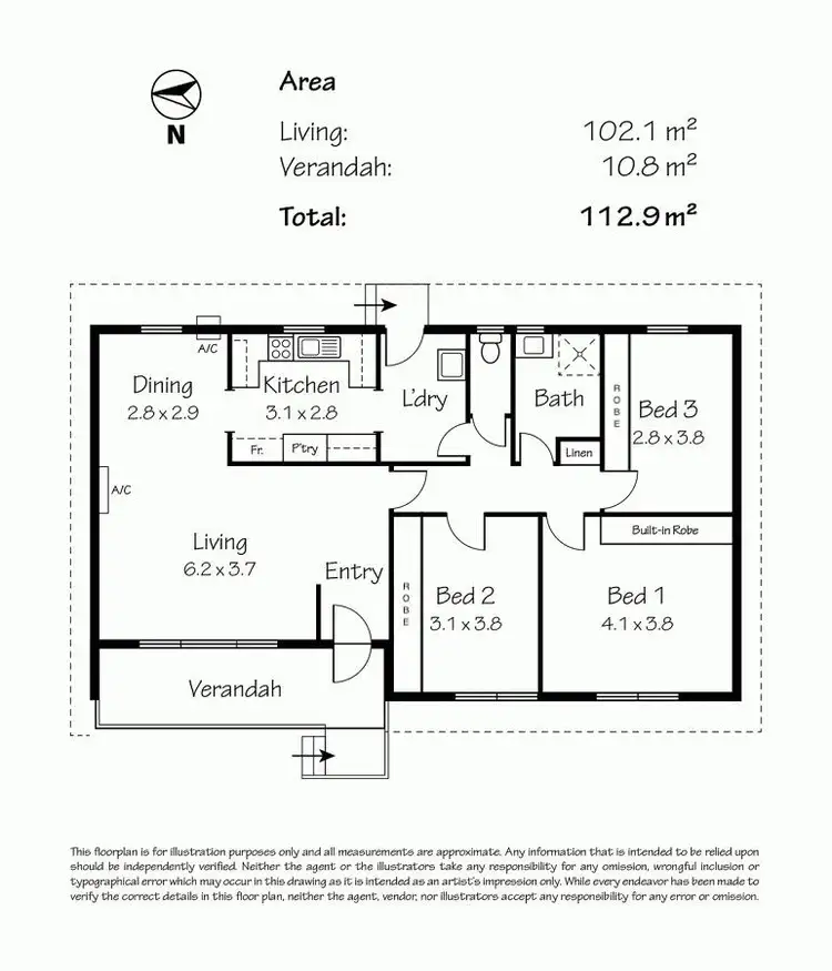 Floorplan of Homely house listing, 50C North Road, Nairne SA 5252
