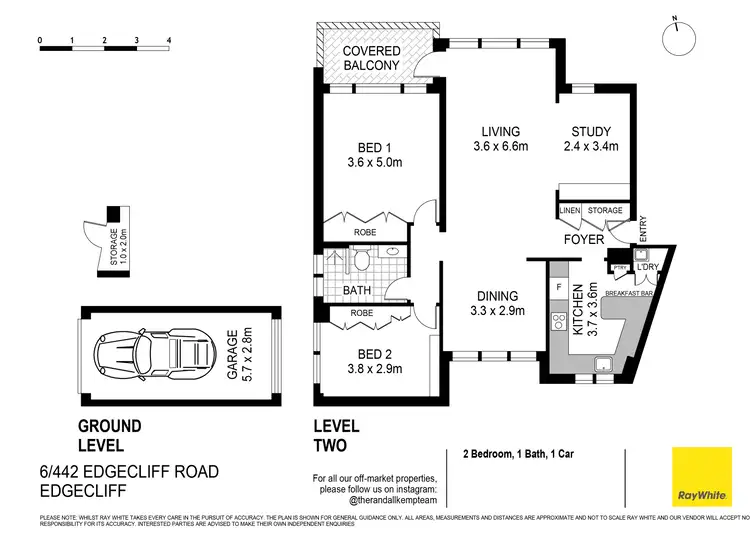 Floorplan of Homely apartment listing, 6/442 Edgecliff Road, Edgecliff NSW 2027