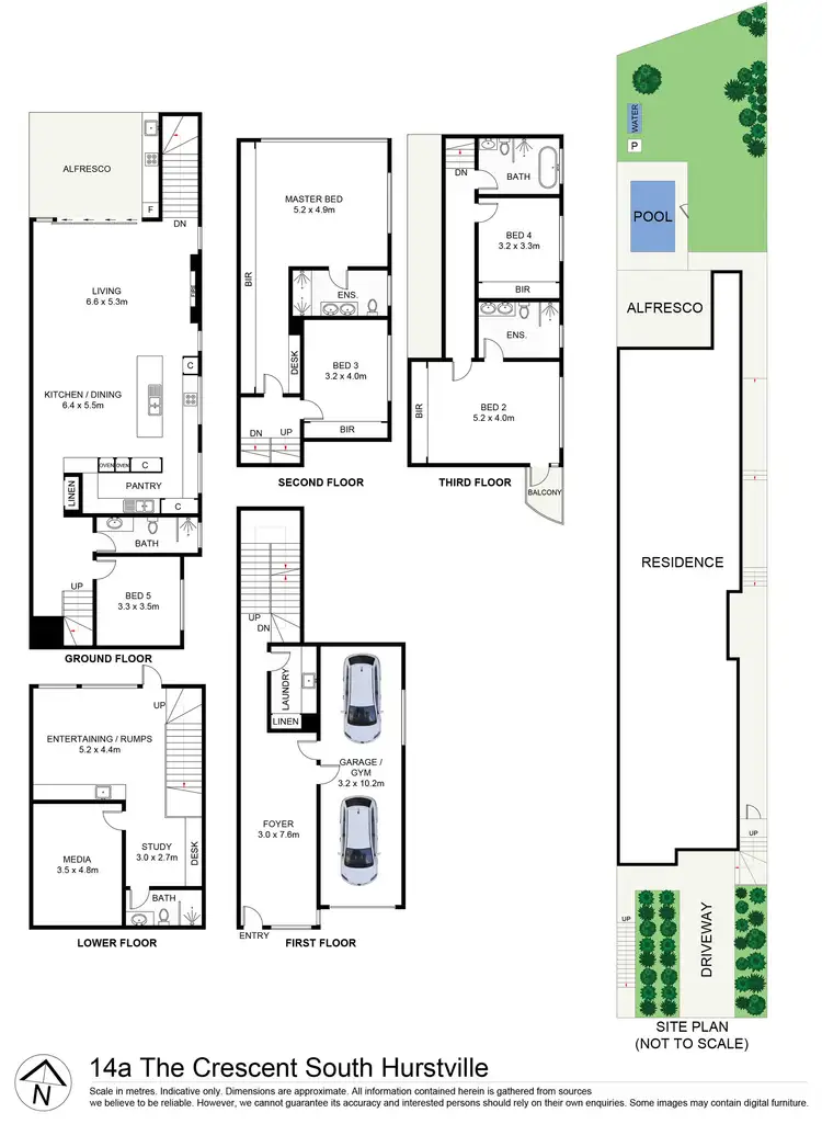 Floorplan of Homely house listing, 14a The Crescent, Hurstville Grove NSW 2220