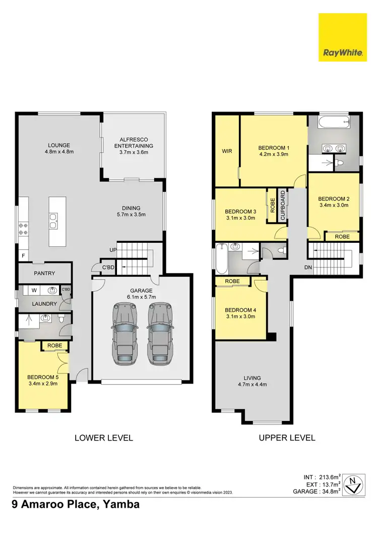 Floorplan of Homely house listing, 9 Amaroo Place, Yamba NSW 2464