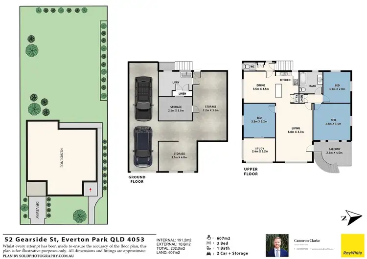 Floorplan of Homely house listing, 52 Gearside Street, Everton Park QLD 4053