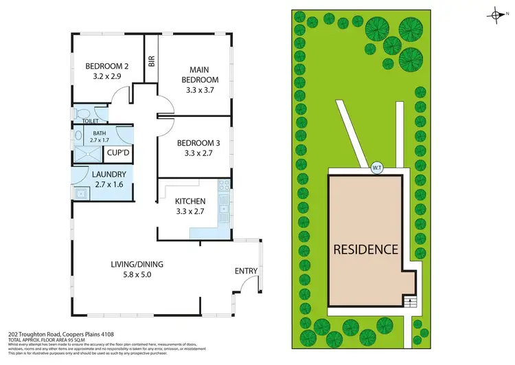 Floorplan of Homely house listing, 202 Troughton Road, Coopers Plains QLD 4108