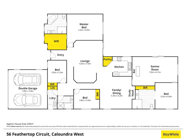 Floorplan of Homely house listing, 56 Feathertop Circuit, Caloundra West QLD 4551