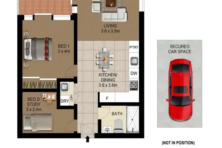 Floorplan of Homely apartment listing, 714/11-13 Solent Circuit, Norwest NSW 2153