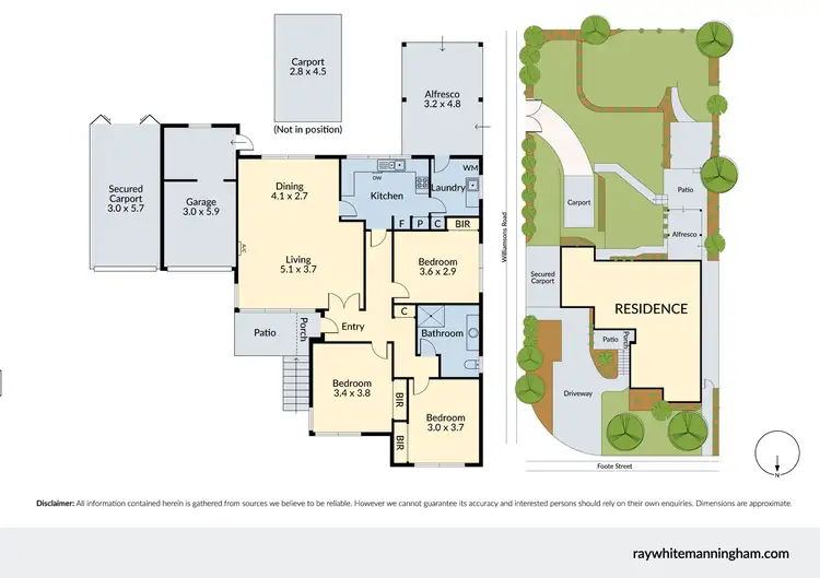 Floorplan of Homely house listing, 212 Foote Street, Templestowe VIC 3106