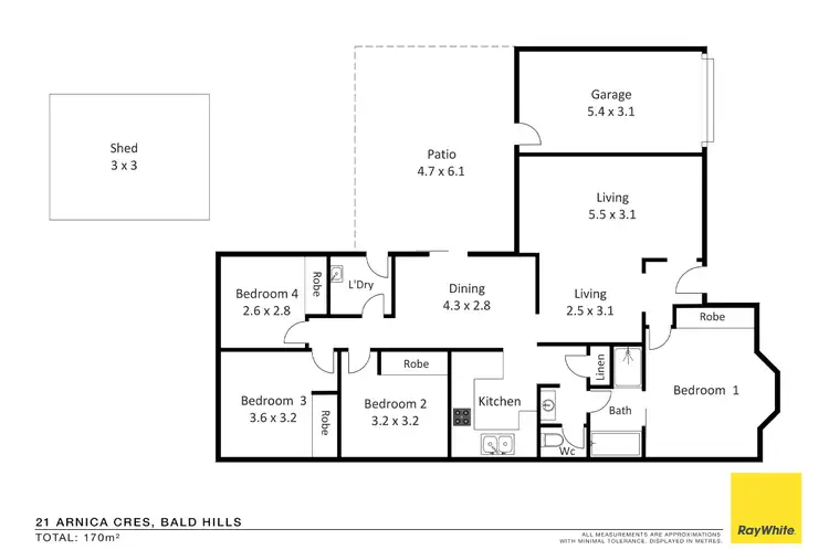 Floorplan of Homely house listing, 21 Arnica Crescent, Bald Hills QLD 4036