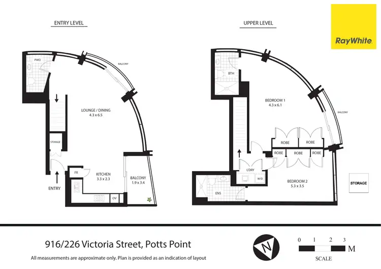 Floorplan of Homely apartment listing, 916/226 Victoria Street, Potts Point NSW 2011