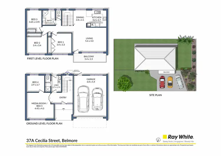 Floorplan of Homely house listing, 37A Cecilia Street, Belmore NSW 2192