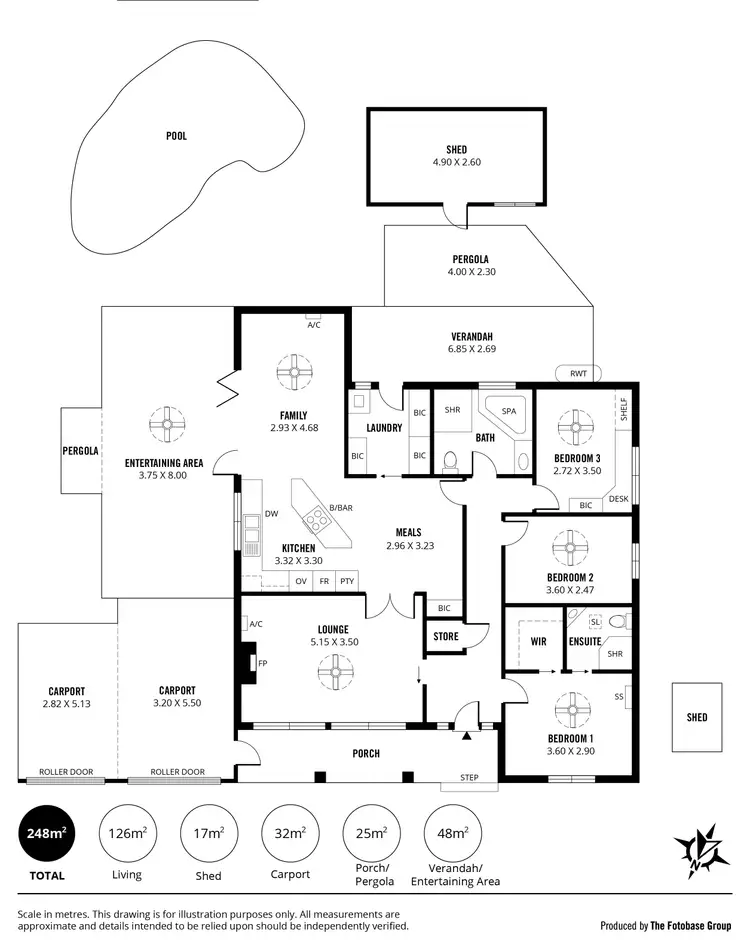 Floorplan of Homely house listing, 21 Caroline Street, Flagstaff Hill SA 5159