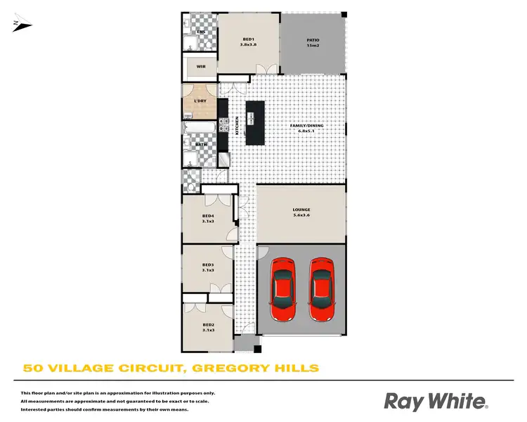 Floorplan of Homely house listing, 50 Village Circuit, Gregory Hills NSW 2557