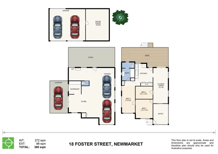 Floorplan of Homely house listing, 18 Foster Street, Newmarket QLD 4051