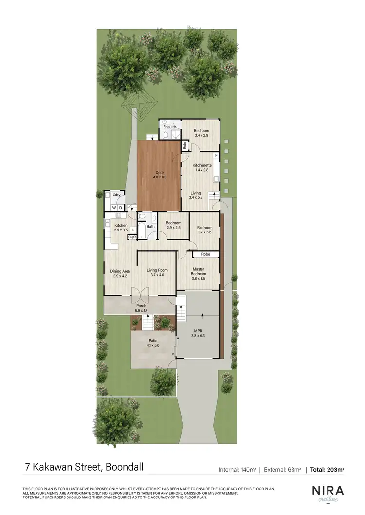 Floorplan of Homely house listing, 7 Kakawan Street, Boondall QLD 4034
