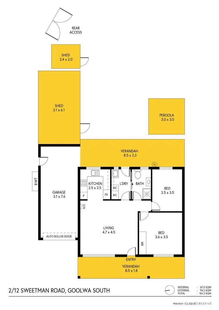 Floorplan of Homely unit listing, 2/12 Sweetman Road, Goolwa SA 5214