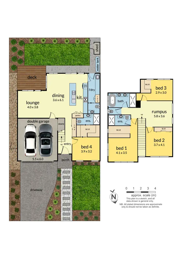 Floorplan of Homely townhouse listing, 6B Windella Crescent, Glen Waverley VIC 3150