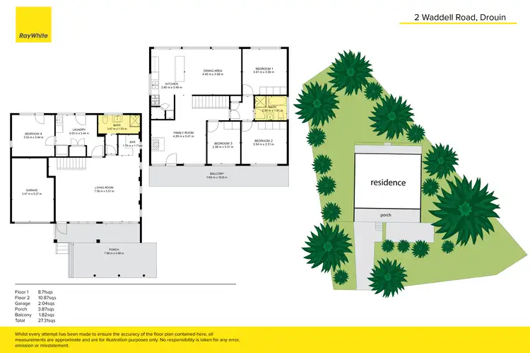 Floorplan of Homely house listing, 2 Waddell Road, Drouin VIC 3818