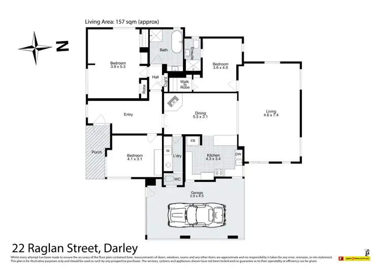 Floorplan of Homely house listing, 22 Raglan Street, Darley VIC 3340