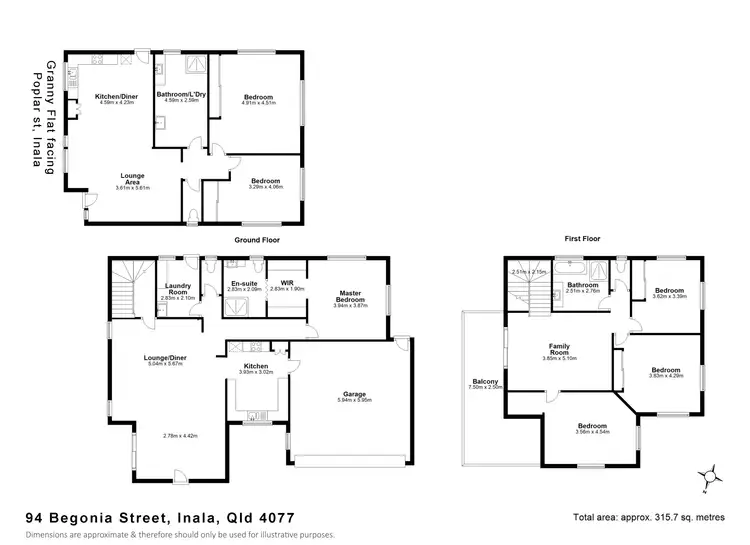 Floorplan of Homely house listing, 94 Begonia Street, Inala QLD 4077