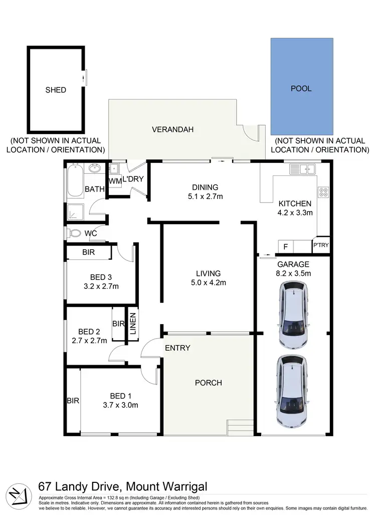 Floorplan of Homely house listing, 67 Landy Drive, Mount Warrigal NSW 2528