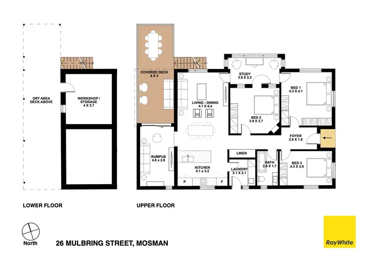 Floorplan of Homely house listing, 26 Mulbring Street, Mosman NSW 2088