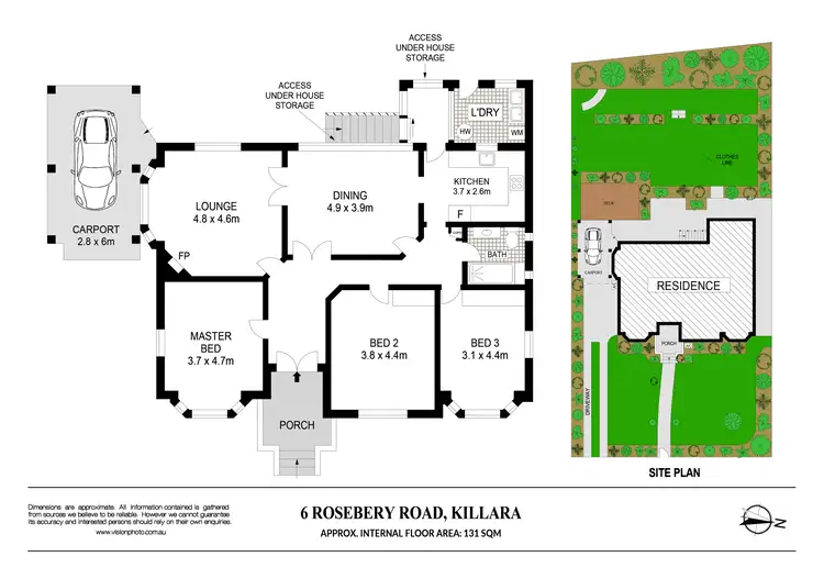 Floorplan of Homely house listing, 6 Rosebery Road, Killara NSW 2071