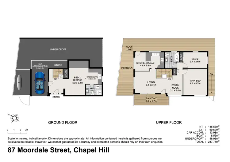 Floorplan of Homely house listing, 87 Moordale Street, Chapel Hill QLD 4069