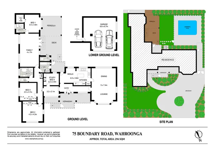 Floorplan of Homely house listing, 75 Boundary Road, Wahroonga NSW 2076