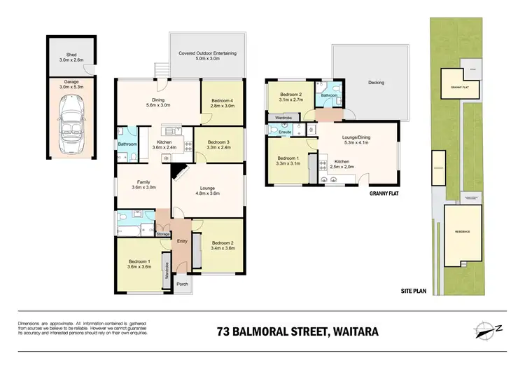 Floorplan of Homely house listing, 73 Balmoral Street, Waitara NSW 2077