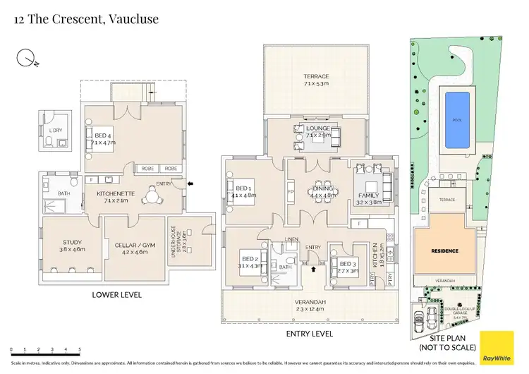 Floorplan of Homely house listing, 12 The Crescent, Vaucluse NSW 2030