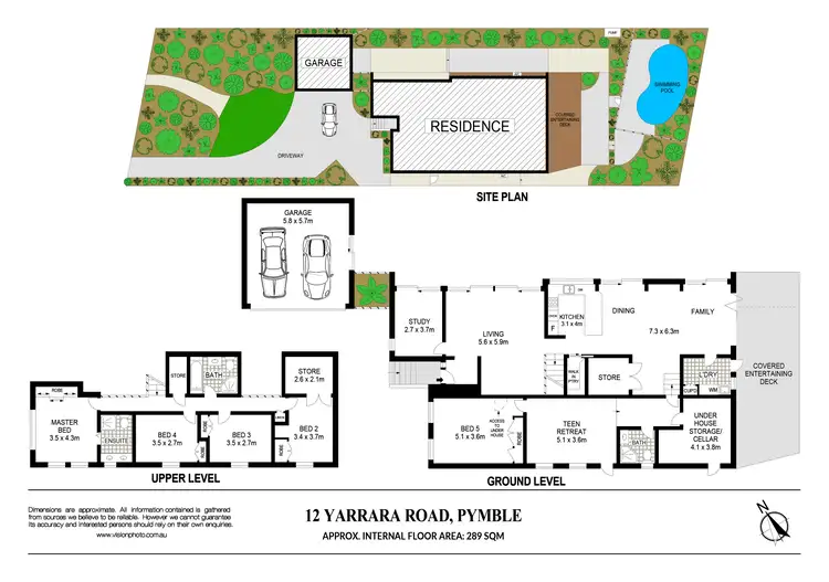 Floorplan of Homely house listing, 12 Yarrara Road, Pymble NSW 2073