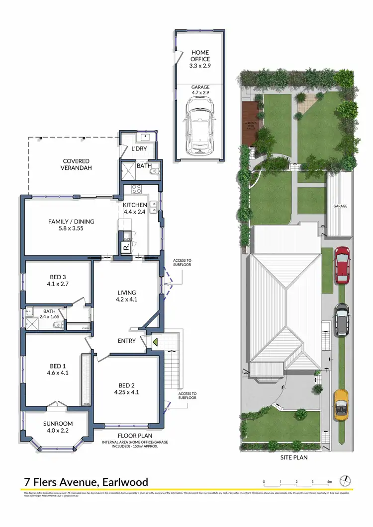 Floorplan of Homely house listing, 7 Flers Avenue, Earlwood NSW 2206