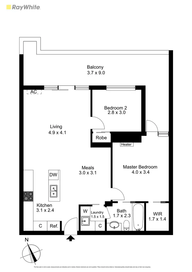 Floorplan of Homely apartment listing, 13/392-394 Nepean Highway, Frankston VIC 3199