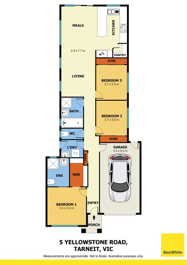 Floorplan of Homely house listing, 5 Yellowstone Road, Tarneit VIC 3029