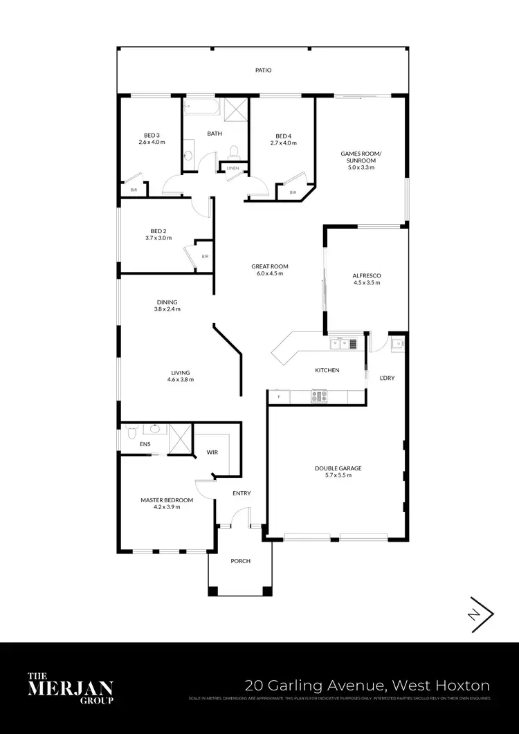 Floorplan of Homely house listing, 20 Garling Avenue, West Hoxton NSW 2171