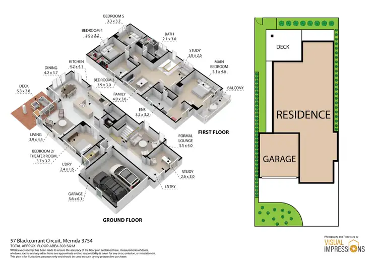 Floorplan of Homely house listing, 57 Blackcurrant Circuit, Mernda VIC 3754