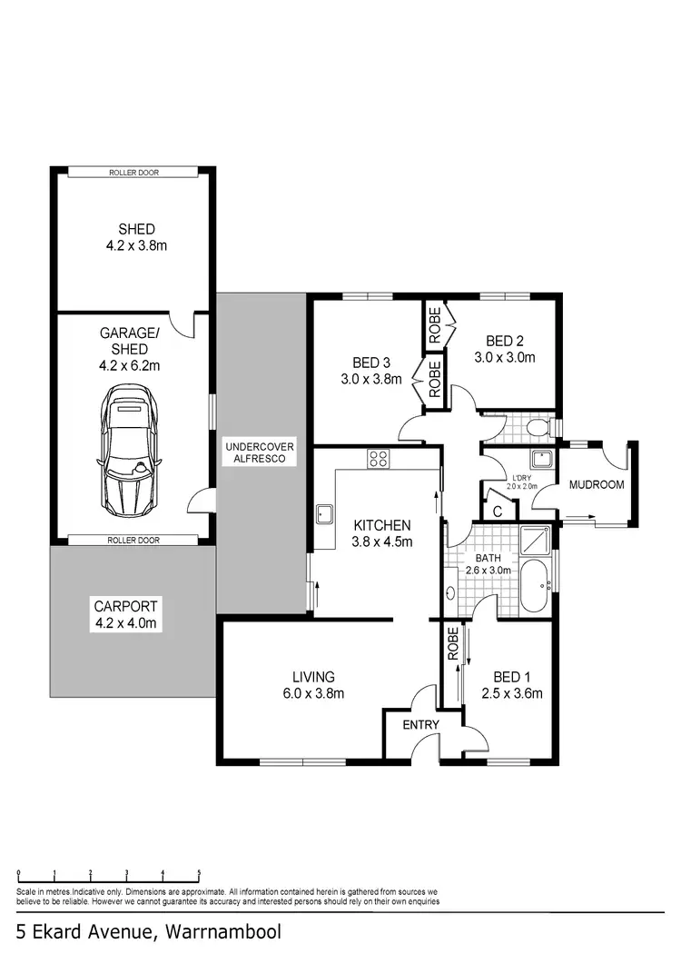 Floorplan of Homely house listing, 5 Ekard Avenue, Warrnambool VIC 3280