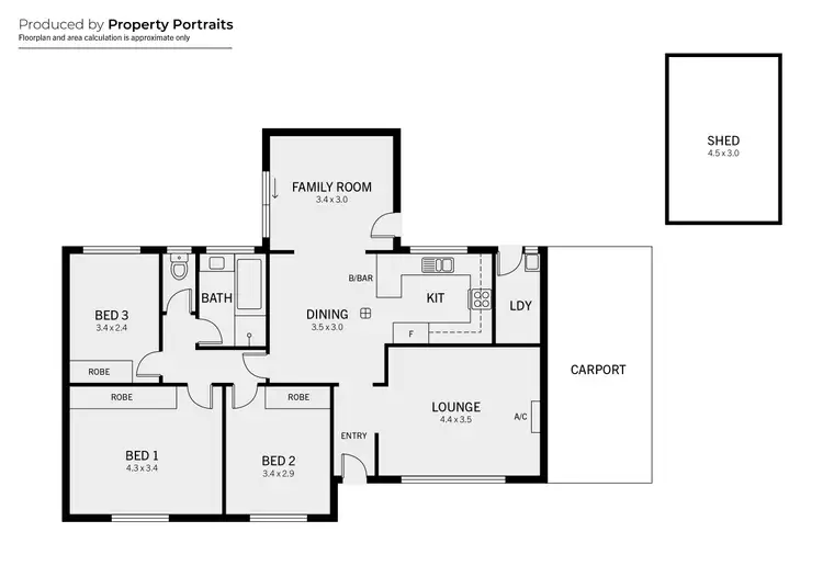 Floorplan of Homely house listing, 9 Nile Street, Paralowie SA 5108