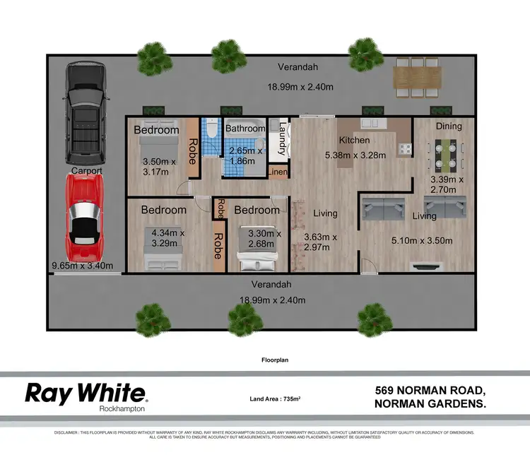 Floorplan of Homely house listing, 569 Norman Road, Norman Gardens QLD 4701